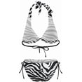 thumbnail image 5 of SKQIT Women Halter String Bikini 2 Piece Sexy Bathing Suits Swimsuits Hot Summer Triangle Swimwear Sets, 5 of 6