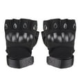 thumbnail image 2 of 3 pares de guantes de medio para exteriores, guantes tácticos antideslizantes para conducir, senderismo Baoblaze Guantes de medio dedo para exteriores, 2 of 8
