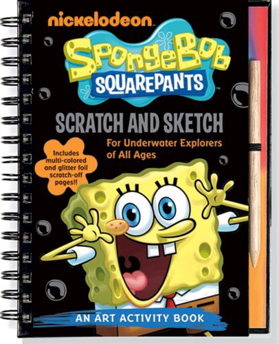 Pre-Owned Spongebob Squarepants Scratch and Sketch: For Underwater Explorers of All Ages; An Art Activity Book (Scratch & Sketch) (Unknown) 1593592876 9781593592875
