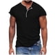 thumbnail image 1 of pstuiky Camisa de manga corta para hombre, Camisa informal de lino con botones y bolsillos de manga corta para hombre camisas casuales para hombre m, 1 of 5