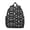 Black-46, variant on Print Student Backpack – Roaring Dinosaur Illustration with Cute Cartoon Dino, Watercolor Planets, and Nature Jungle Theme