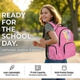 thumbnail image 4 of Jeiento Koala 17 Inch Kids School Backpack Set 4-Piece Lunch Bag Pencil Case Water Bottle Holder Lightweight Large Capacity Bookbag for Students Teens, Pink, 4 of 7