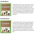 thumbnail image 6 of LazBlinds Cordless Bamboo Roman Shades, Light Filtering Window Treatment, Roll Up Bamboo Blinds for Windows, 27'' W x 60'' H, 6 of 6