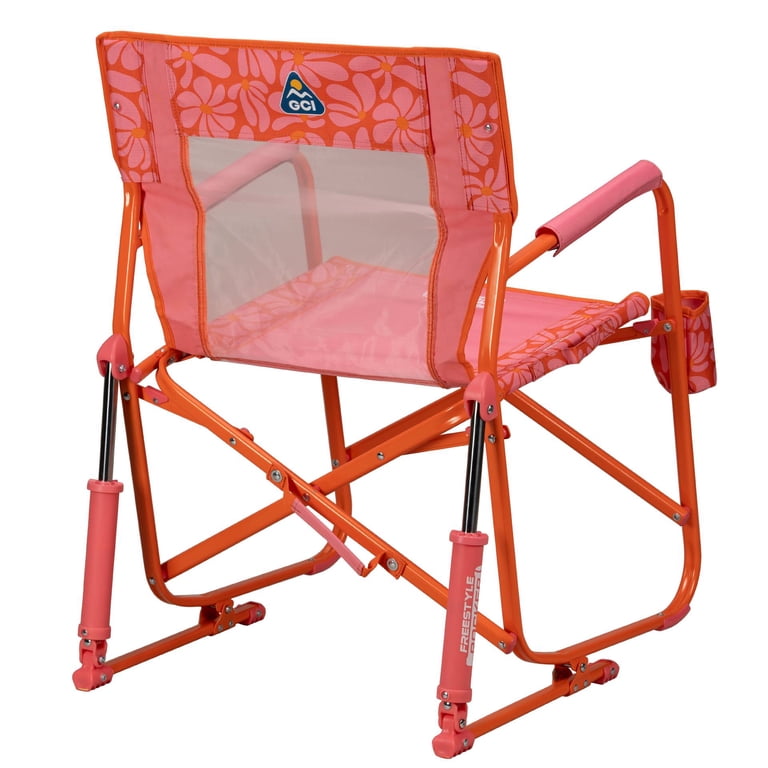 GCI Outdoor Freestyle Rocker, Foldable Rocking Camping Chair