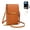 Brown, variant on TouchScreen Phone Crossbody Bag for Women, Anti Theft Leather Cell Phone Small Purse with Clear Window for Travel, Shopping & Everyday Use-Green
