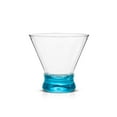 thumbnail image 4 of JoyJolt HUE 7 oz Martini Glasses Colored Base Set of 6, 4 of 13