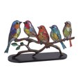 2024 Big sale Birds On Branch Desktop Ornaments Iron Double Painted