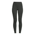 thumbnail image 3 of Athletic Works Women's and Women's Plus Stretch Cotton Blend Ankle Leggings with Side Pockets, 3 of 5