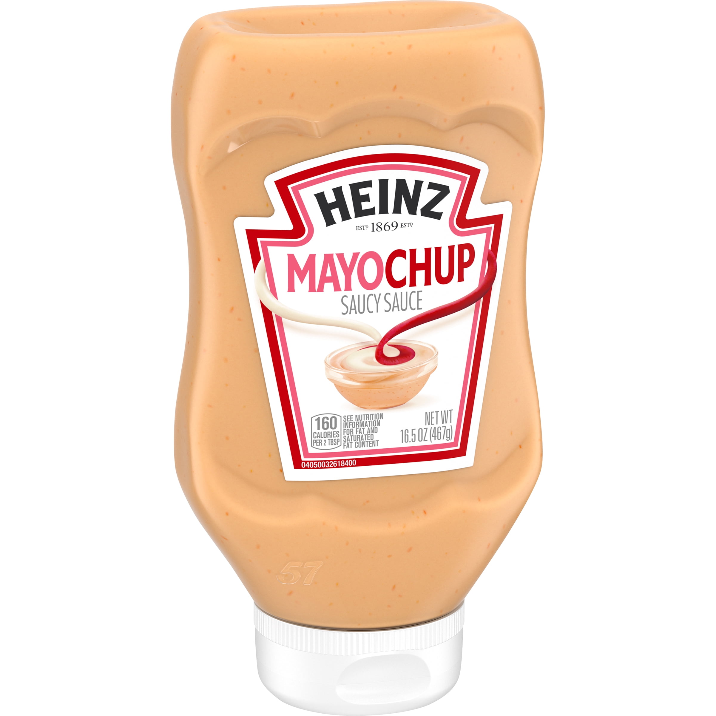 Heinz Mayochup Mayonnaise & Ketchup Sauce Mix, 16.5 oz Bottle Walmart