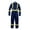 Navy Blue, variant on Flame Resistant FR High Visibility Hi Vis Coverall - 88% C/12% N (Large, Red)