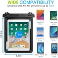 thumbnail image 4 of for iPad Mini 6 Case，iPad Mini 6 Waterproof Case All Round Protection with Built in Screen Protector [with Kickstand] [with Strap] Shockproof Case, Waterproof iPad Mini 6 Case for, 4 of 5