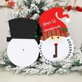 thumbnail image 4 of Matsuzay Calendario de Adviento, colgante de Navidad, reloj DIY, dibujos animados, dulces, aperitivos, almacenamiento, decoración, cuenta Kits de decoración para fiestas Papá Noel, 4 of 6