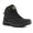 Black, variant on Non Slip Work Shoes for Men Water Resistant Leather Hiking Boots Air Cushion (Size 9.5)