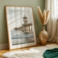 thumbnail image 5 of HB Pier 02 - Huntington Beach California Photography Ocean Beach Sunset Coast Waves Architecture Oak Framed Wall Art Print 12 x 18 inches, 5 of 59