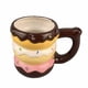 thumbnail image 1 of Taza de cerámica con forma de rosquilla de 350 ml de capacidad, 1 of 2