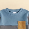 thumbnail image 6 of HCNTES Baby Boy Winter Clothes HCNTES Toddler Baby Boy Fall Clothes Contrast Color Sweatshirt Pants Sets Winter Outfits 6 12 18 24 Months, 6 of 7
