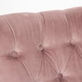 thumbnail image 2 of Zentique CF005 E272 V004 Iris Tufted Chair- Rose Velvet - 19 x 36 x 18 in., 2 of 5
