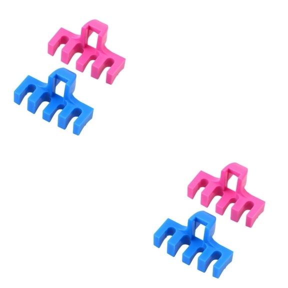 TABLZONE Badminton nging Tool, Easy Application, Prolongs Racket Lifespan, Assorted Colors 4Pcs