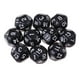 thumbnail image 2 of Dados Poliédricos Sunnimix 10 Piezas 16 Caras 14 Mm Acrílico Opaco Negro, 2 of 7