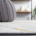 thumbnail image 4 of SAFAVIEH Odyssey Dylan Trellis Area Rug, Grey/Gold, 9' x 12', 4 of 8