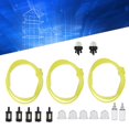 thumbnail image 3 of AMONIDA 1.5 Meters 3 Sizes Fuel Line Hose With Snap In Primer Bulb Fuel Filter Fit For Zama Poulan Chainsaw Trimmer, 3 of 8