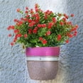 thumbnail image 6 of Morttic 12 Bundles Artificial Flowers, Fake Artificial Greenery UV Resistant No Fade Faux Plastic Plants for Wedding Bridle Bouquet Indoor Outdoor Home Garden Kitchen Office Table Vase(Red), 6 of 8