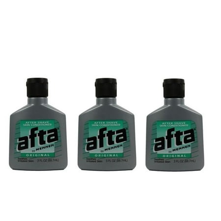 Afta Original After Shave Lotion with Skin Conditioner By Mennen 3 oz (3 (Best Lotion After Shaving Bikini Area)