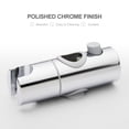 thumbnail image 3 of GoolRC Adjustable Height Holder For Slide Bar Rail Head Bracket Holder Handheld Showerhead Holder 360 Degree Rotation Sprayer Bracket Polished Chrome, 3 of 7