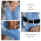 thumbnail image 5 of Vestido de punto para mujer con cuello en V y manga larga con rombos a cuadros para otoño e invierno, 5 of 6