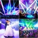 thumbnail image 4 of U`King DJ Lights Cabeza móvil 8 colores 8 GOBO Iluminación de escenario Foco LED por DMX y control activado por sonido para bodas DJ Discotecas Fiestas Iglesia Live Show Bar (Blanco-1 pieza), 4 of 5