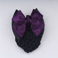 thumbnail image 2 of Mightlink Hair Snood Net Bun Cover Knit Hairnet Bow Bowknot Decor Barrette Hair Clip for Women Mesh Work Hairnets - 1PC, 2 of 2