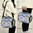 thumbnail image 5 of FORMRS Student Insulated Lunch Bag with Shoulder Strap Reusable Cooler Box for School, Playful Daisy, 5 of 9