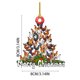 thumbnail image 3 of Adorno de madera navideño 2024 - Colgante personalizado de árbol acrílico para decoración navideña interior y exterior - Decoración del salón y dormitorio del hogar, 3 of 5