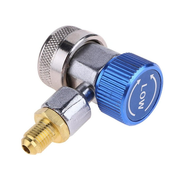 Conector rápido ajustable para aire acondicionado automotriz Adaptador de alto y bajo Ehuebsd R134A