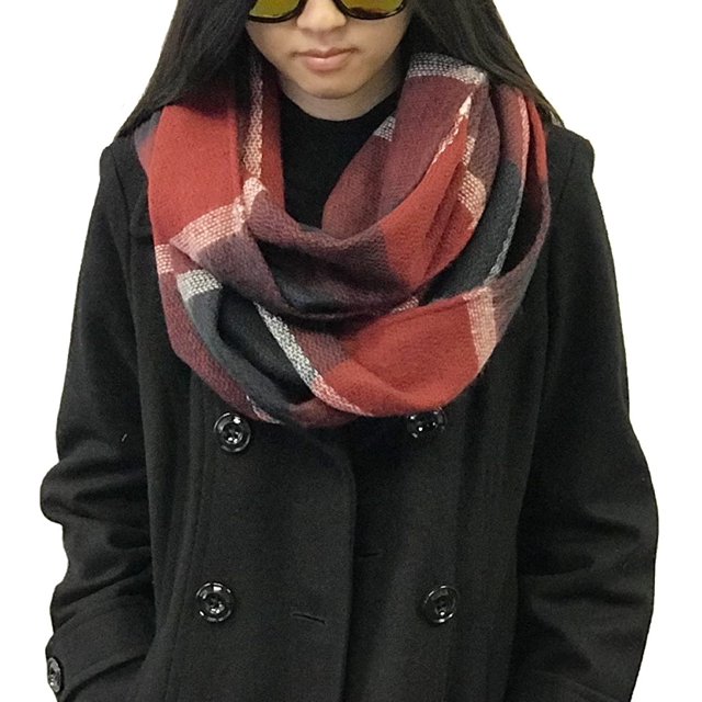 Thick Knitted Winter Warm Infinity Scarf