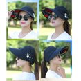 thumbnail image 5 of Sombreros para el sol para mujer, gorra con visera de ala ancha, sombrero para el sol de verano, 5 of 5
