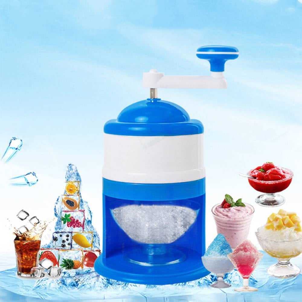 Seven Lady Manual Ice Shaver, Snow Cone Machine Crusher, Shaved Ice