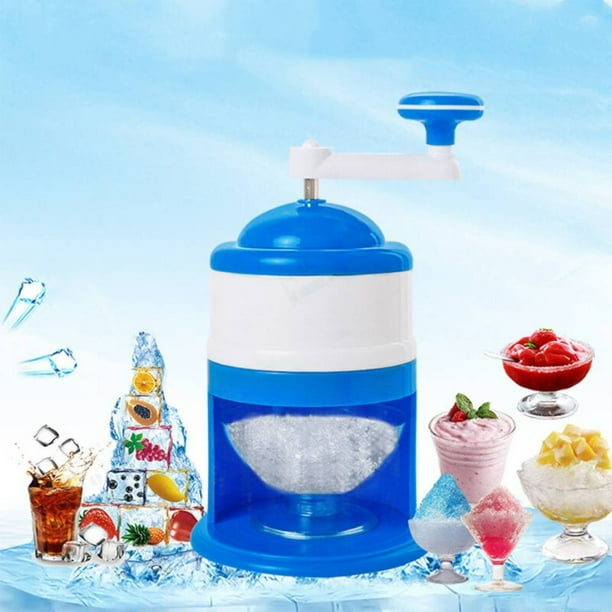 Seven Lady Manual Ice Shaver, Snow Cone Machine Crusher, Shaved Ice