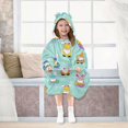 thumbnail image 7 of joogoo Wearable Blanket Hoodie for Cute Gnomes Oversized Sherpa Hooded 3-14 YR M, 7 of 7
