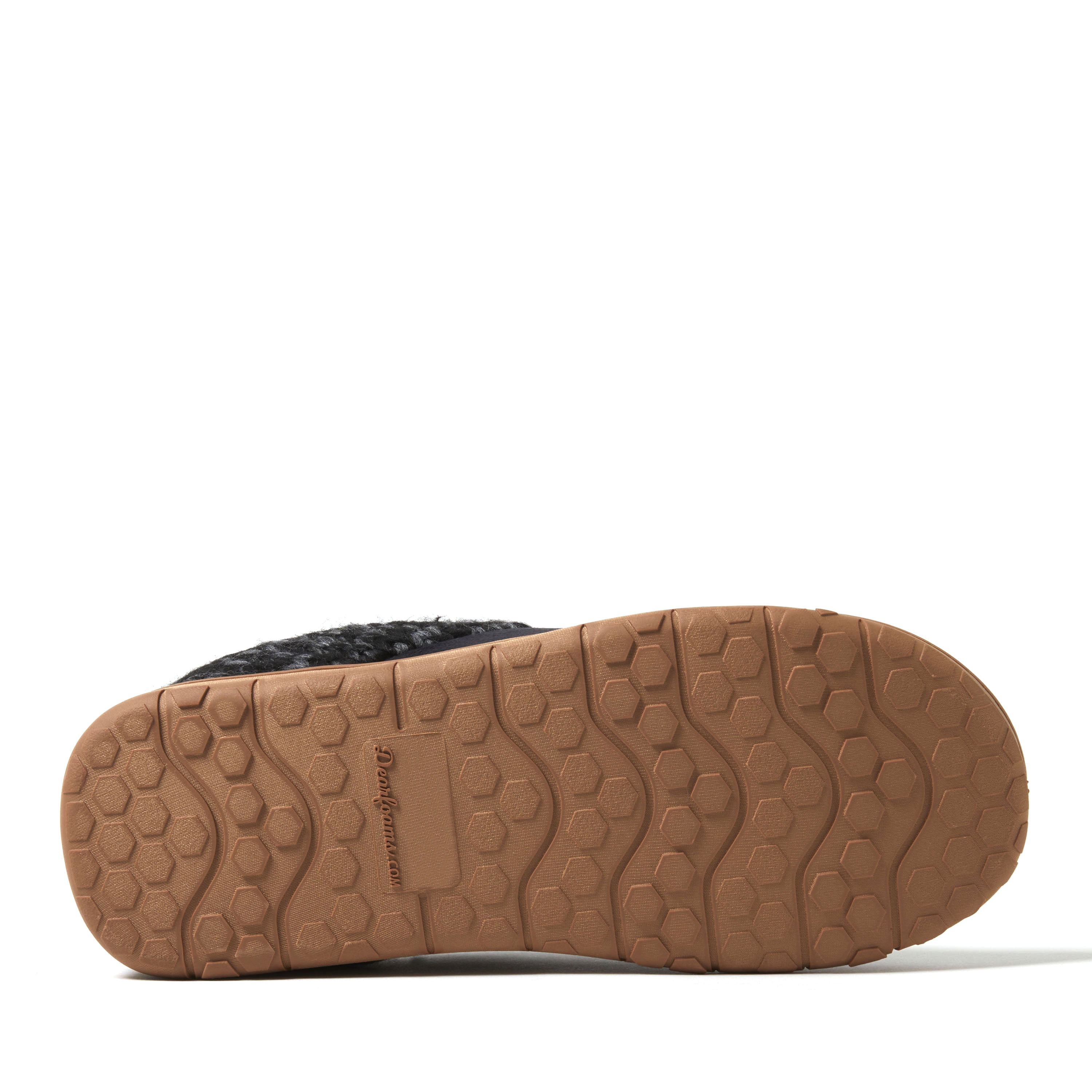 Dearfoams Cozy Comfort Women's Moc Toe Clog Slippers with Chunky Knit Collar