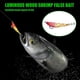 thumbnail image 1 of Señuelos de pesca de camarones de madera luminosa 12 cm 14,3 g cebo artificial (amarillo rojo) Tmvgtek pescar, 1 of 9
