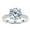White Gold, variant on BAGUTTA PAVONE 2CT Moissanite Engagement Rings for Women,Women's Solitaire Engagement Moissanite Promise Rings 925 Sterling Silver with 18K White Gold Plated,VVS1 Wedding Ring Size 4