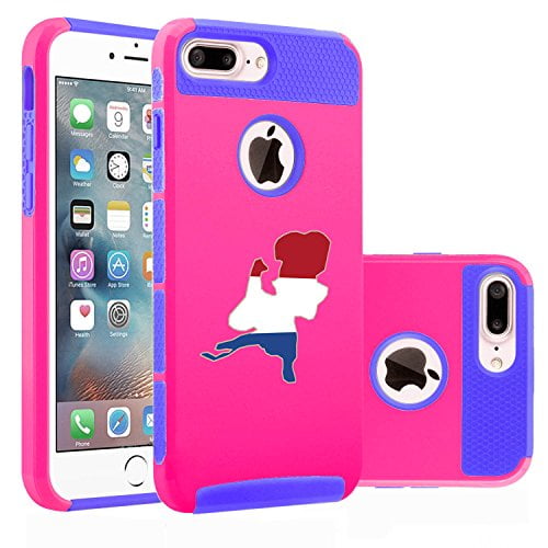 For Apple (iPhone 8 Plus) Shockproof Impact Hard Soft Case Cover Netherlands...