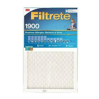 3M Filtrete 14 in. W x 24 in. H x 1 in. D 13 MERV Pleated Allergen Air ...