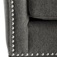 thumbnail image 4 of Dorel Living Reva Accent Chair, Living Room Armchairs, Charcoal Linen, 4 of 9
