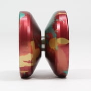 MAGICYOYO V3 Yo-Yo -Beginner to Advanced Aluminum YoYo - Includes Extra Accessory Pack (Red/Gold/Aqua)