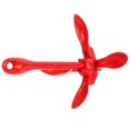 thumbnail image 4 of Marine Grapnel Anchor Kit, High Color Fastness Marine Buoy Carbon Steel Foldable Portable Red  For Canoe, 4 of 8
