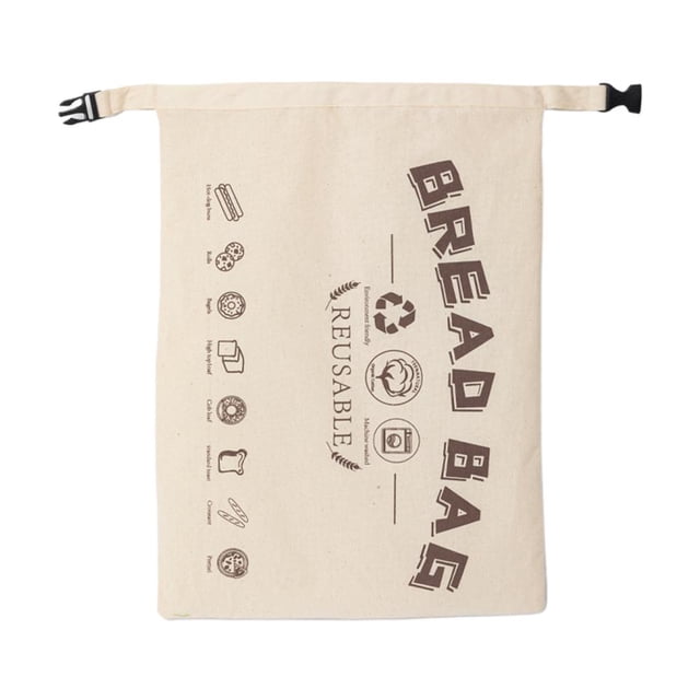 Sac à Pain en Coton Conservation Parfaite Boucle de Stockage de Qualité Alimentaire Sac Réutilisable avec TPU à Pain