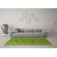 thumbnail image 3 of Ahgly Company Indoor Round Oriental Green Industrial Area Rugs, 4' Round, 3 of 4