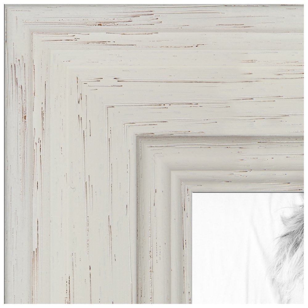 ArtToFrames 12x24 Inch White Picture Frame, This White Wood Poster